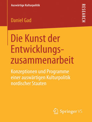 cover image of Die Kunst der Entwicklungszusammenarbeit